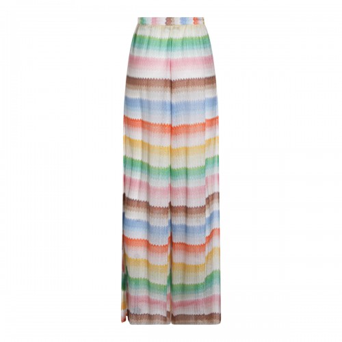 MULTICOLOR VISCOSE PANTS