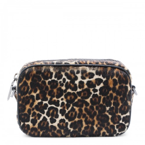 LEOPARD LEATHER CROSSBODY BAG