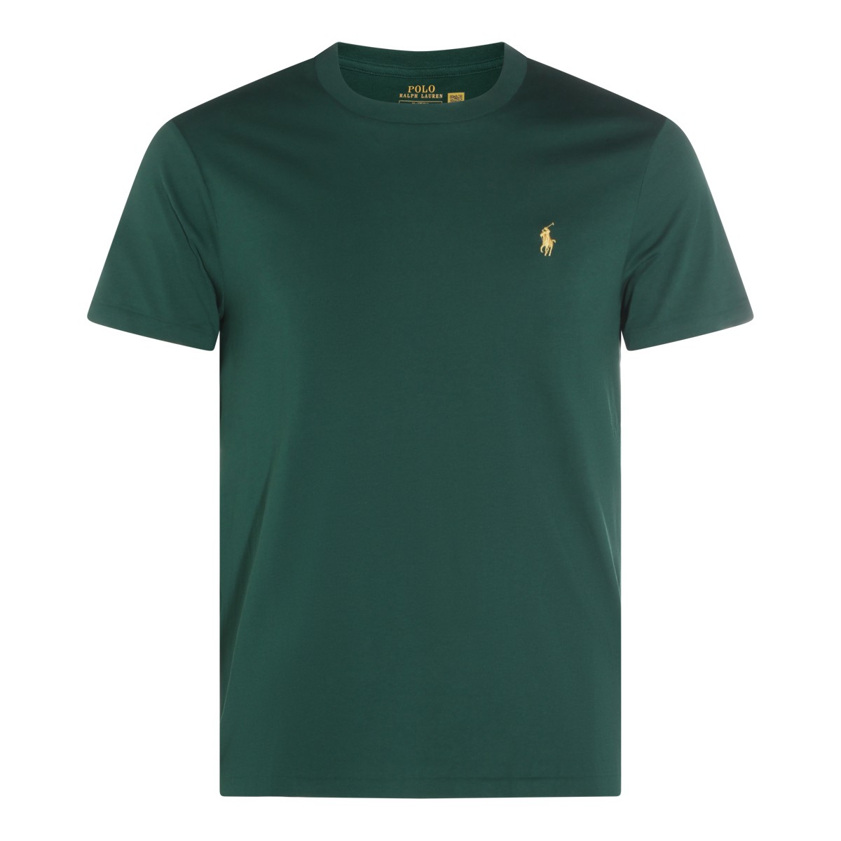 DARK GREEN COTTON T-SHIRT