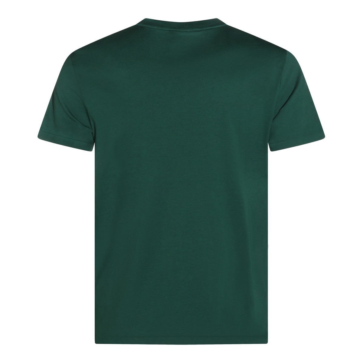 DARK GREEN COTTON T-SHIRT