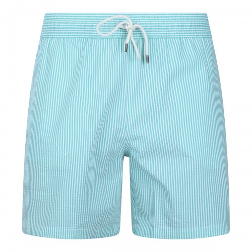 LIGHT BLUE COTTON BEACHWEAR