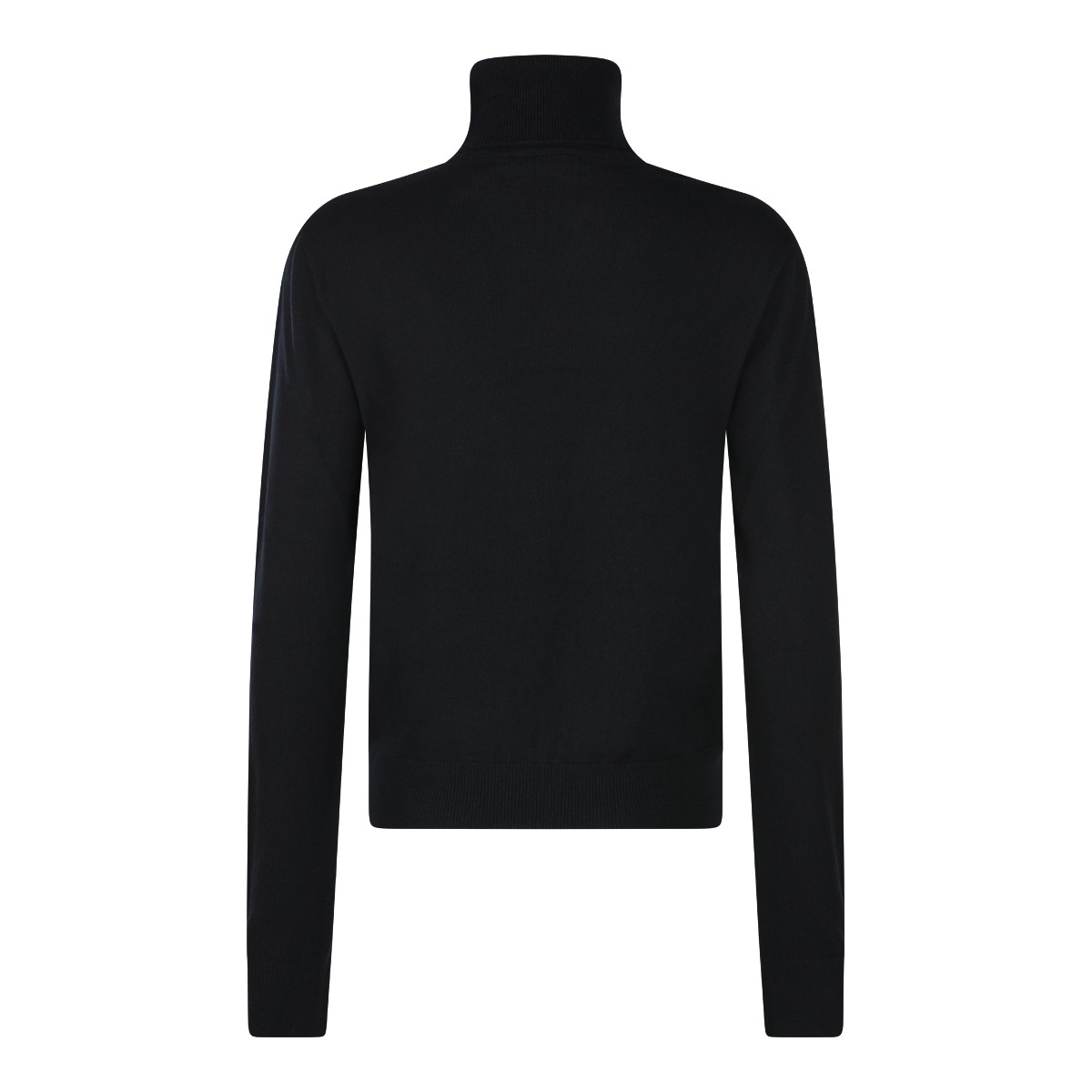 BLACK WOOL KNITWEAR