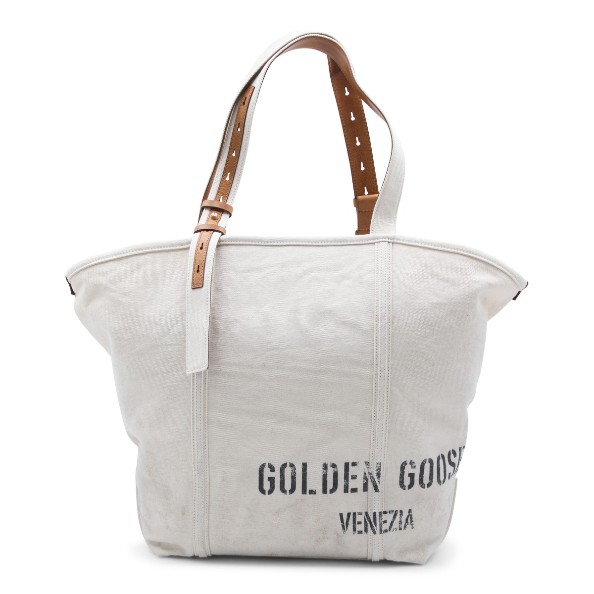 BEIGE COTTON TOTE