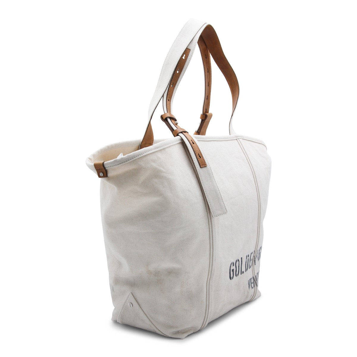 BEIGE COTTON TOTE