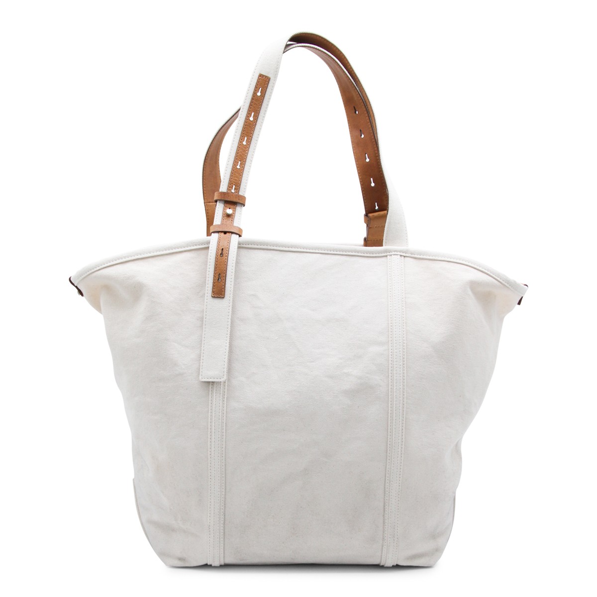 BEIGE COTTON TOTE