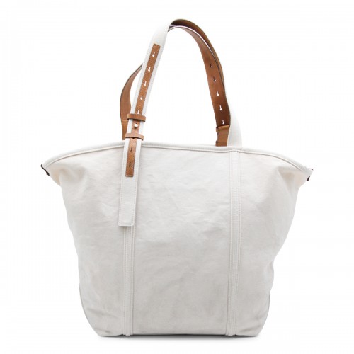 BEIGE COTTON TOTE
