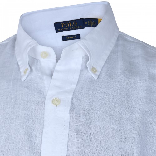 WHITE LINEN SHIRT