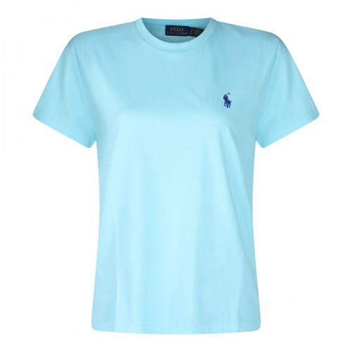 LIGHT BLUE COTTON T-SHIRT