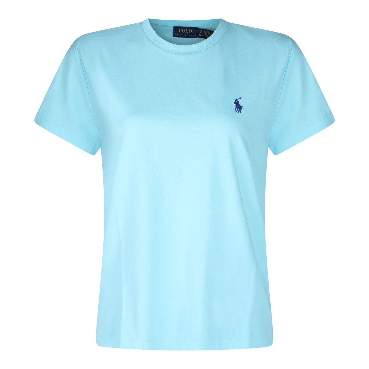 LIGHT BLUE COTTON T-SHIRT