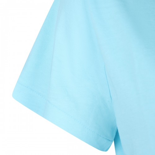LIGHT BLUE COTTON T-SHIRT