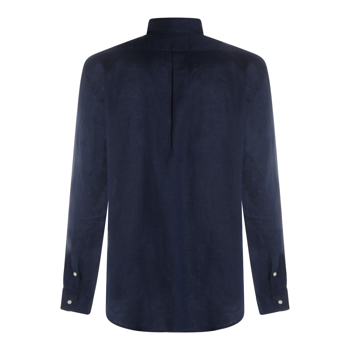 NEWPORT NAVY LINEN SHIRT