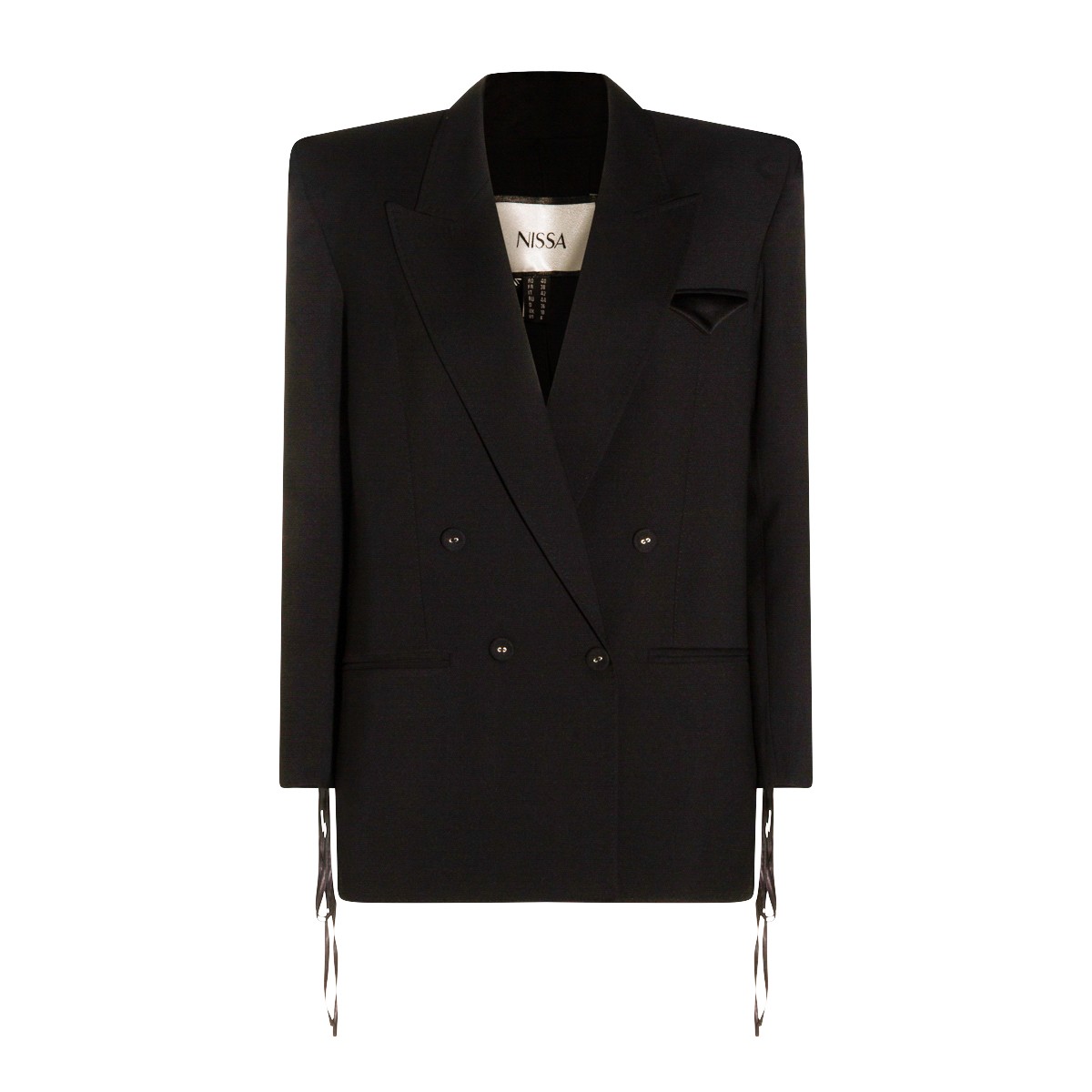 BLACK LINEN BLAZER