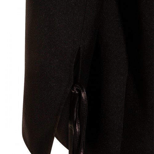BLACK LINEN BLAZER