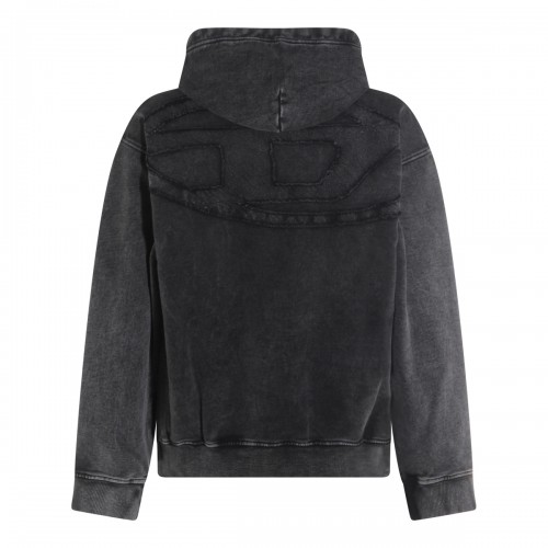 DARK GREY COTTON SWEATSHIRT