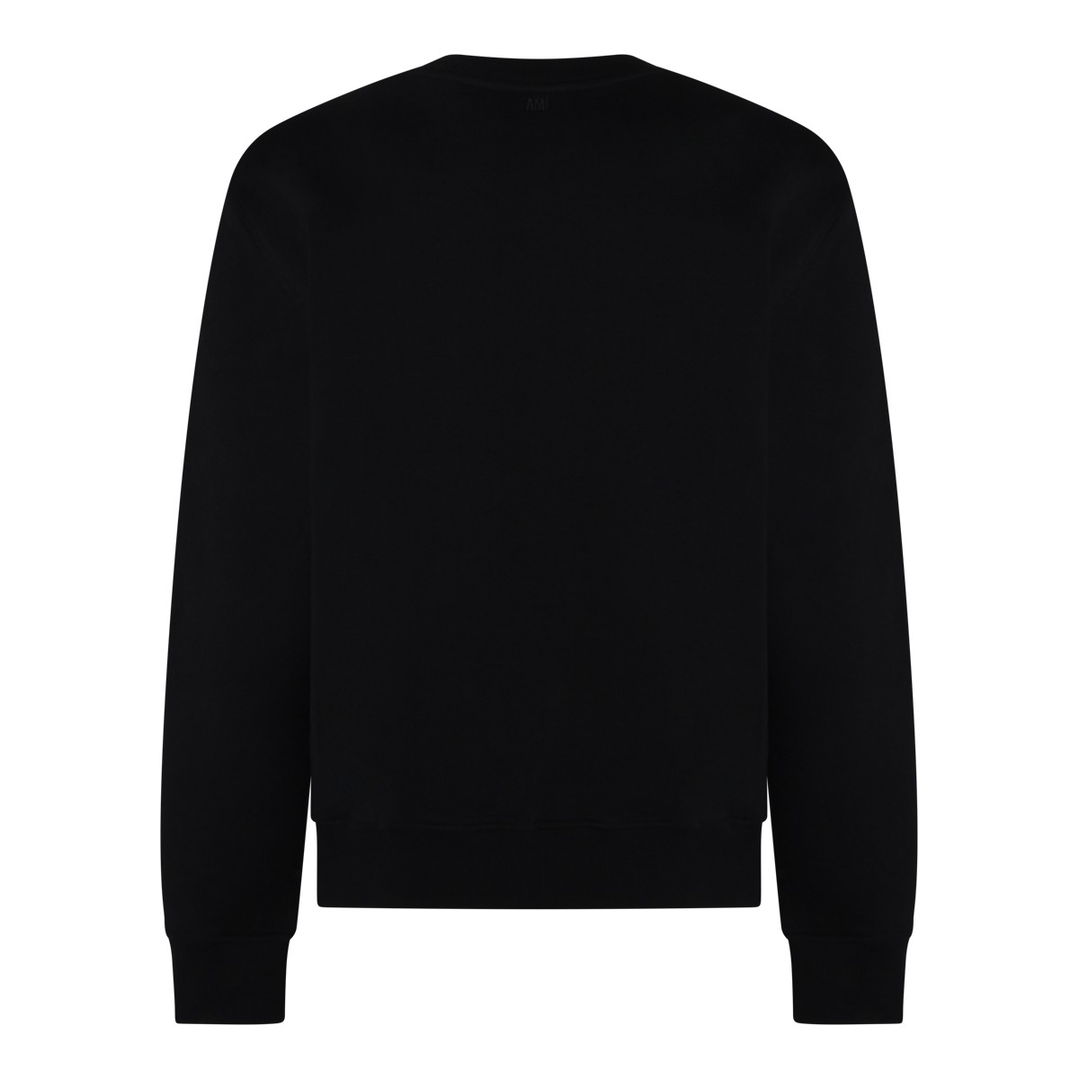 BLACK COTTON SWEATSHIRT