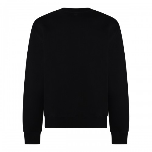 BLACK COTTON SWEATSHIRT