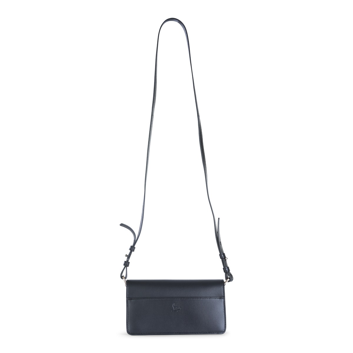 BLACK LEATHER BETTINA MINI SHOULDER BAG