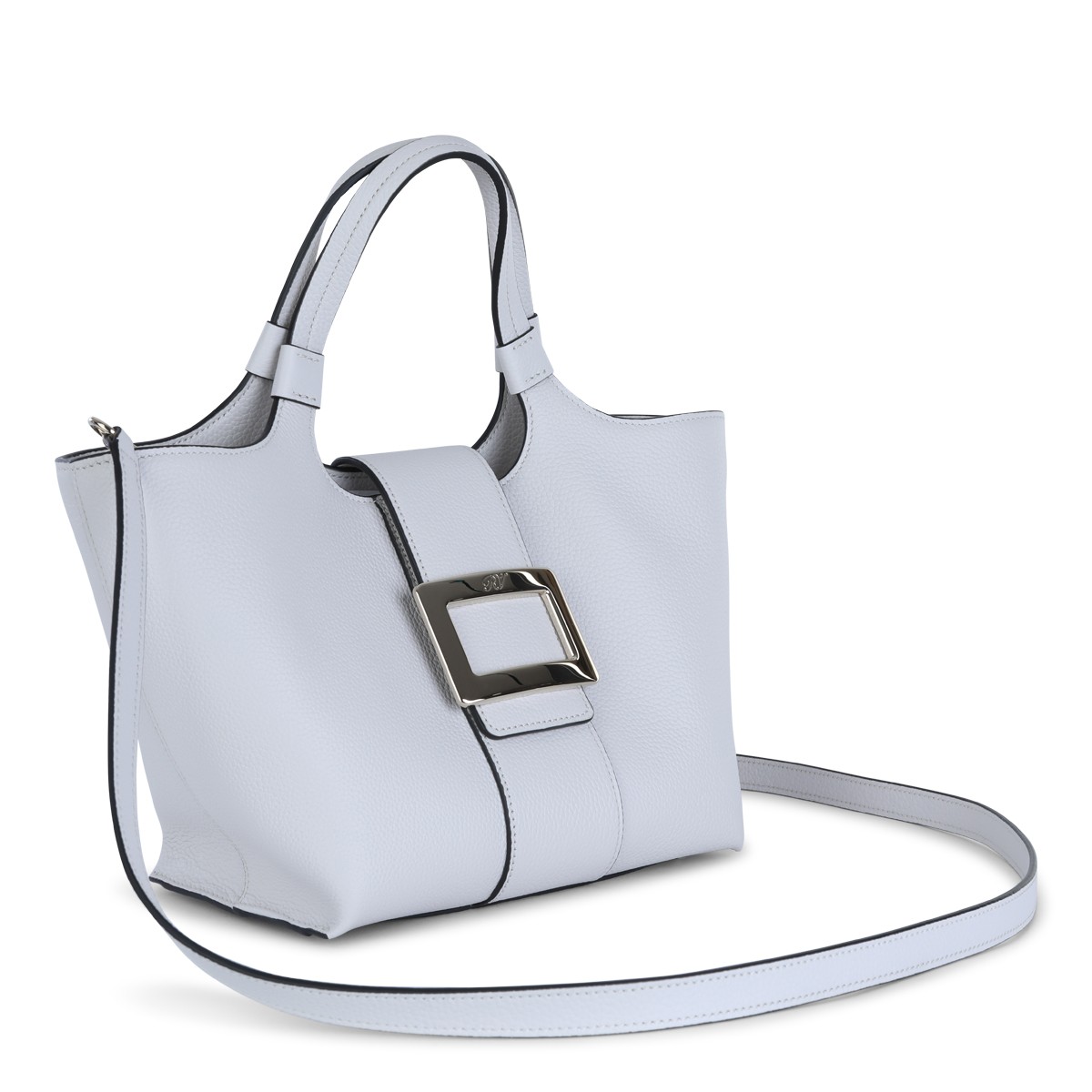 WHITE LEATHER TOTE