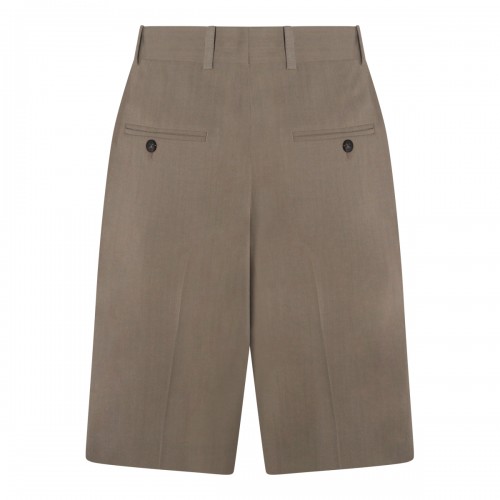 BROWN VISCOSE SHORT 