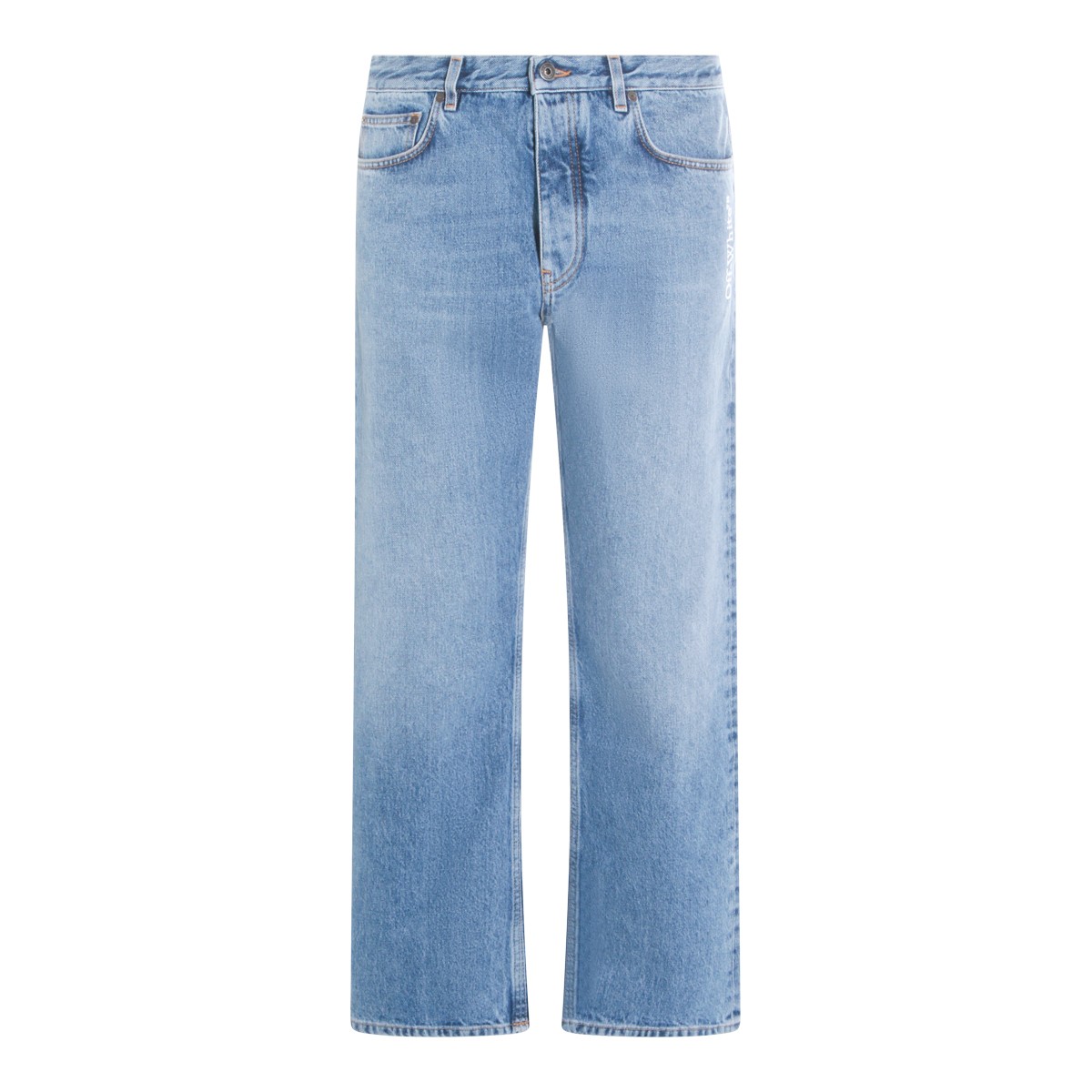 MEDIUM BLUE COTTON JEANS