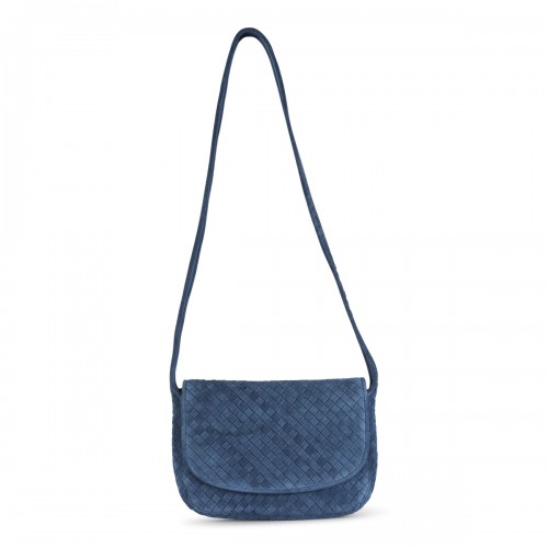 NEPTUNE AND SILVER LEATHER BAG