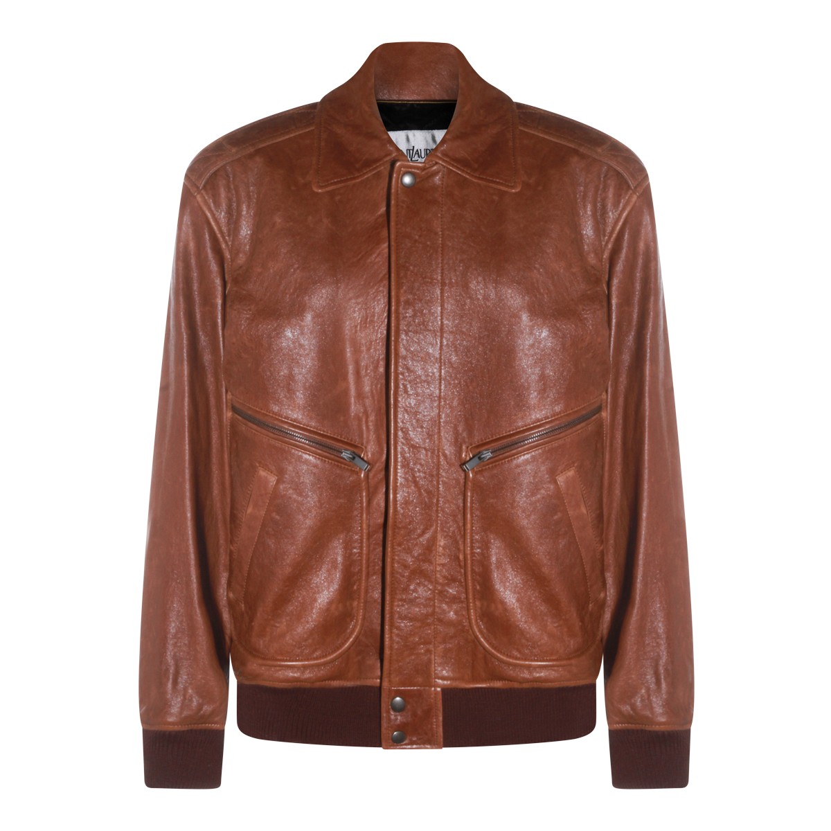 BROWN LEATHER JACKET