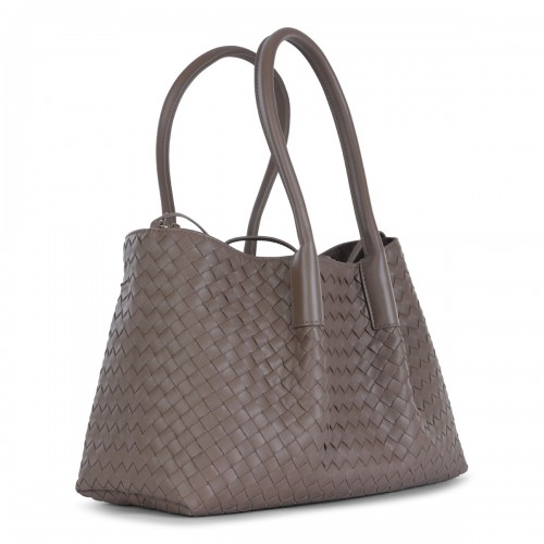 BROWN LEATHER PINACOTECA BAG 2