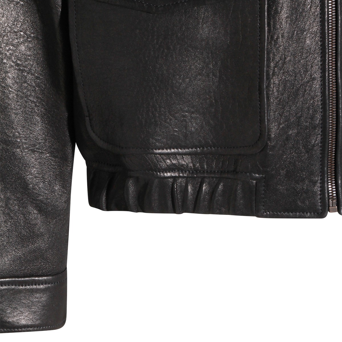 BLACK LEATHER JACKET