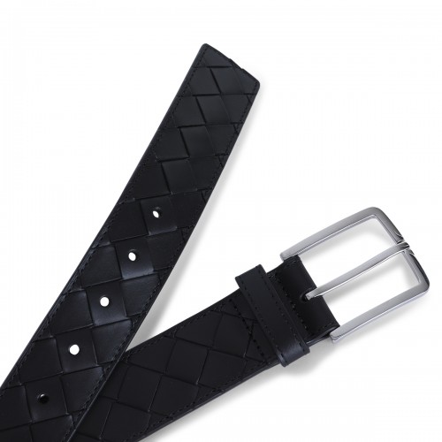 BLACK LEATHER BELT