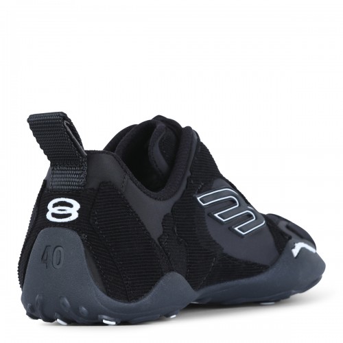 BLACK LEATHER MONDAY SNEAKERS