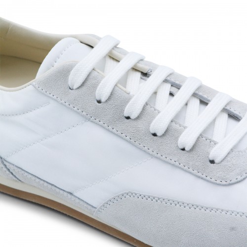 WHITE LEATHER SNEAKERS