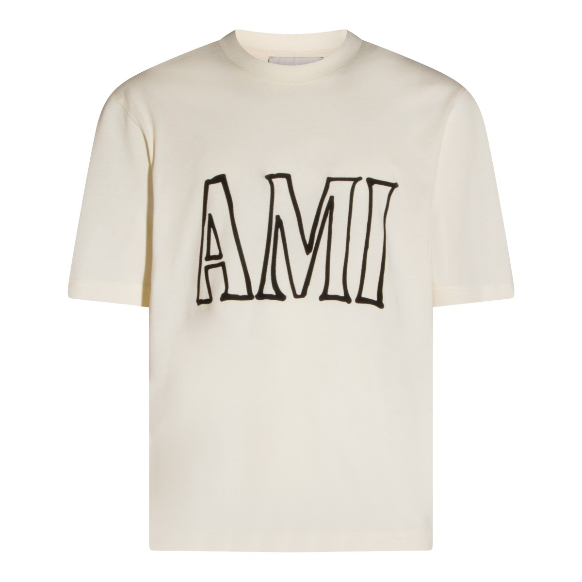 OFF WHITE COTTON T-SHIRT