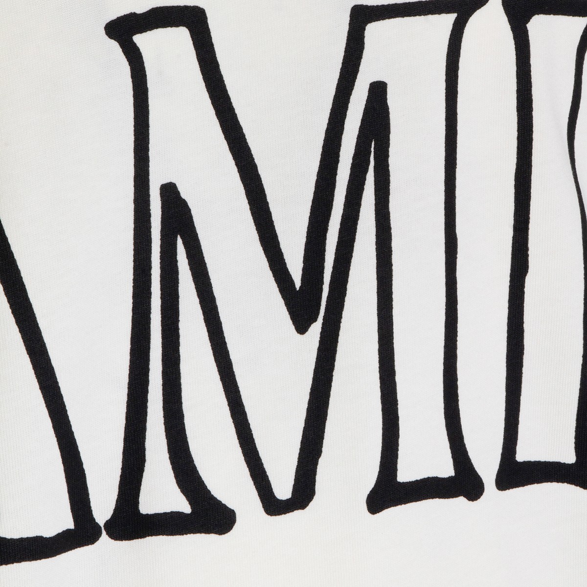 OFF WHITE COTTON T-SHIRT