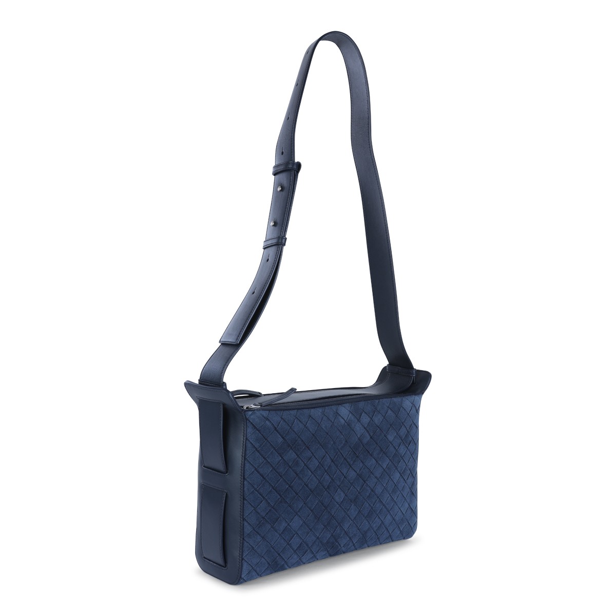 NEPTUNE AND SILVER LEATHER BAG