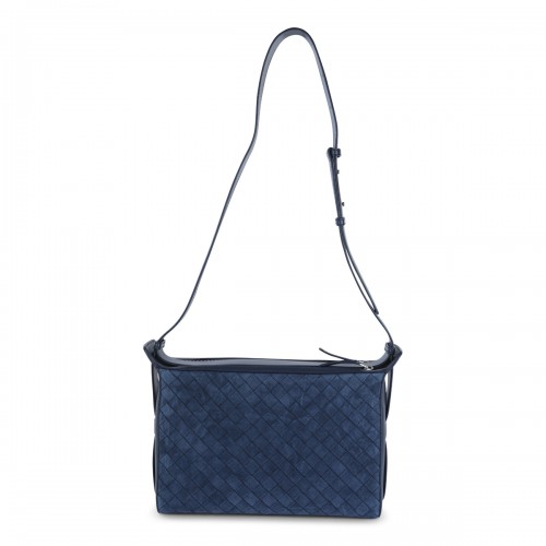 NEPTUNE AND SILVER LEATHER BAG