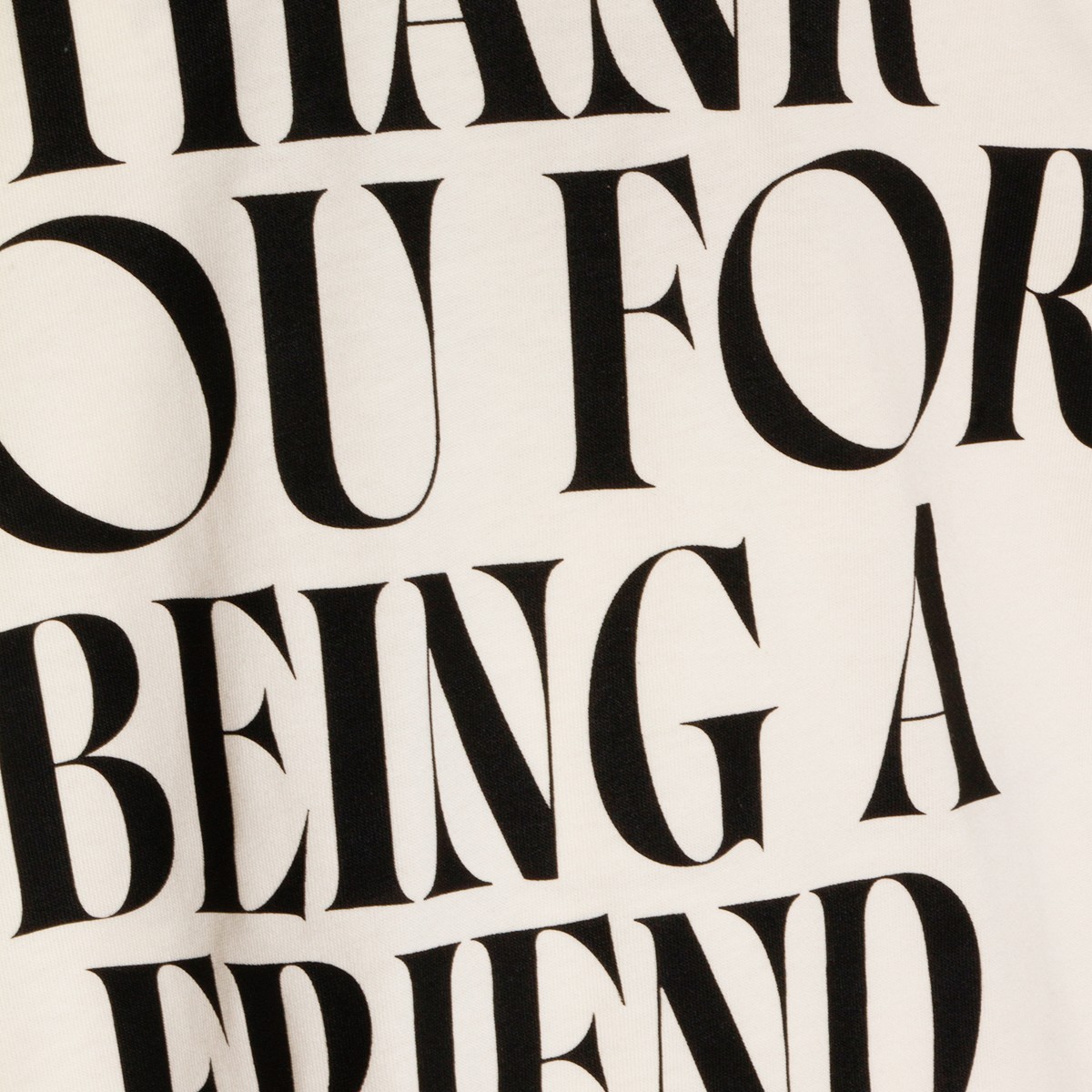 OFF WHITE COTTON T-SHIRT