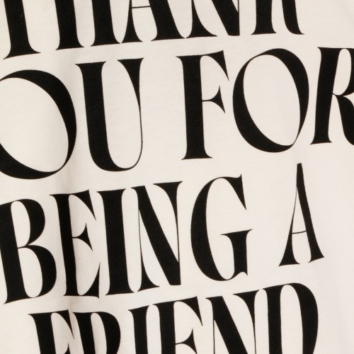 OFF WHITE COTTON T-SHIRT