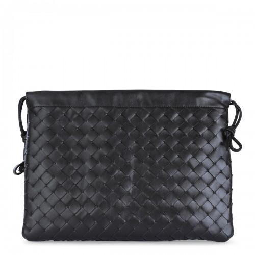 DARK BROWN LEATHER POUCH