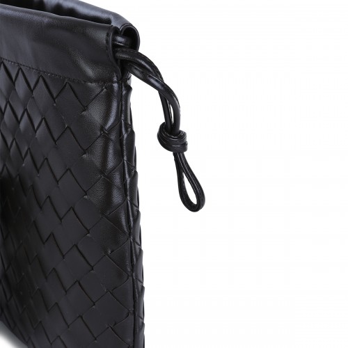 DARK BROWN LEATHER POUCH 2