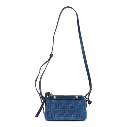 BLUE LEATHER BY THE WAY SOFT CROSSBODY BAG