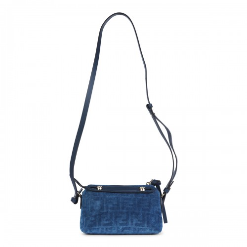 BLUE LEATHER BY THE WAY SOFT CROSSBODY BAG