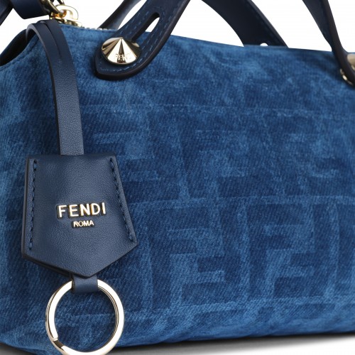 BLUE LEATHER BY THE WAY SOFT CROSSBODY BAG