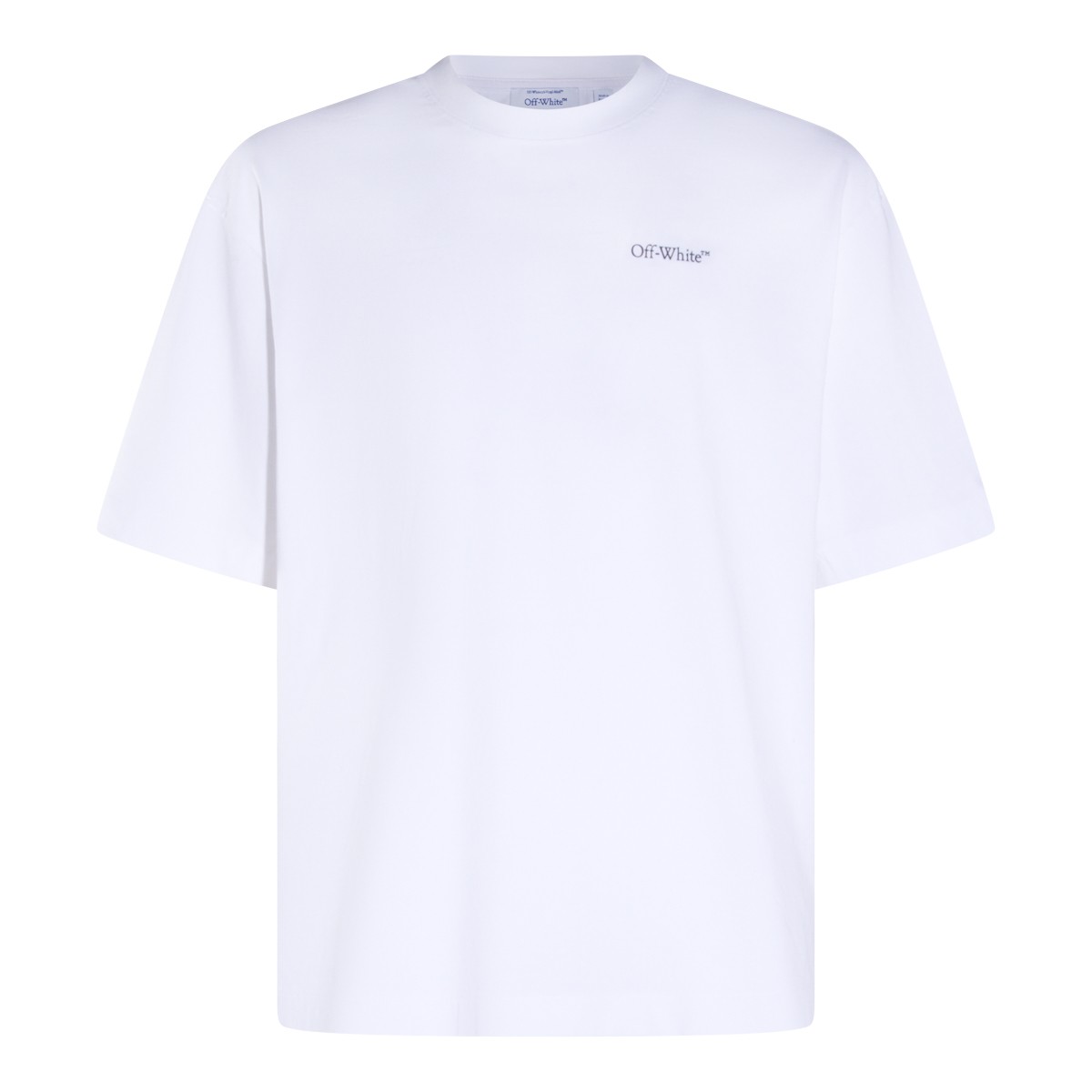WHITE COTTON T-SHIRT