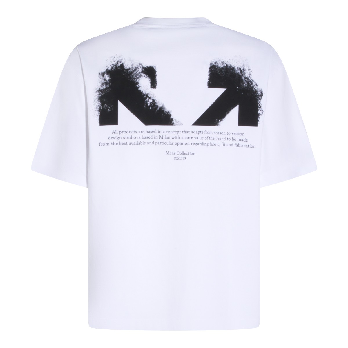 WHITE COTTON T-SHIRT