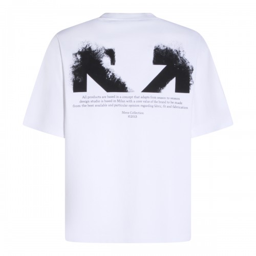 WHITE COTTON T-SHIRT