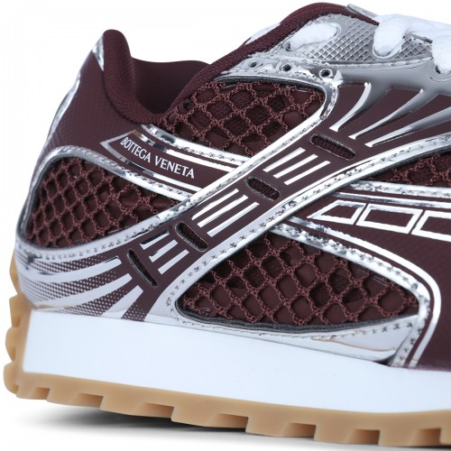 BAROLO AND SILVER SNEAKERS