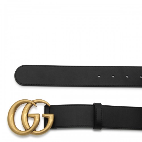 BLACK LEATHER BELT 2