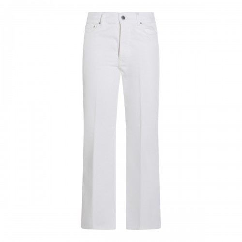 OFF WHITE COTTON JEANS