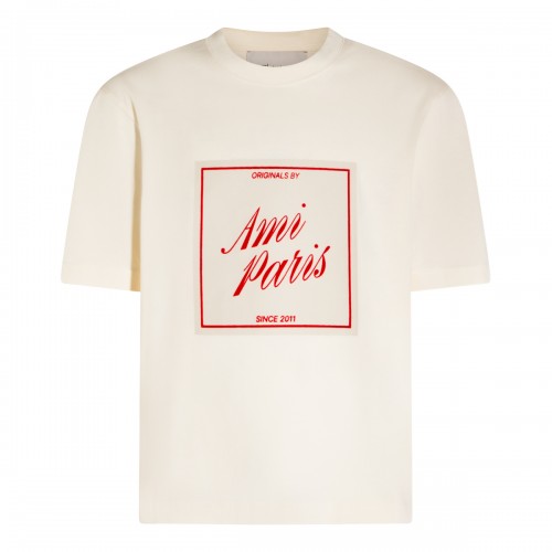 OFF WHITE COTTON T-SHIRT