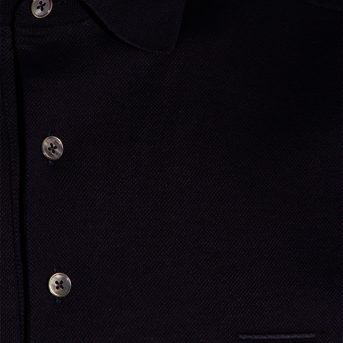 NAVY COTTON POLO SHIRT